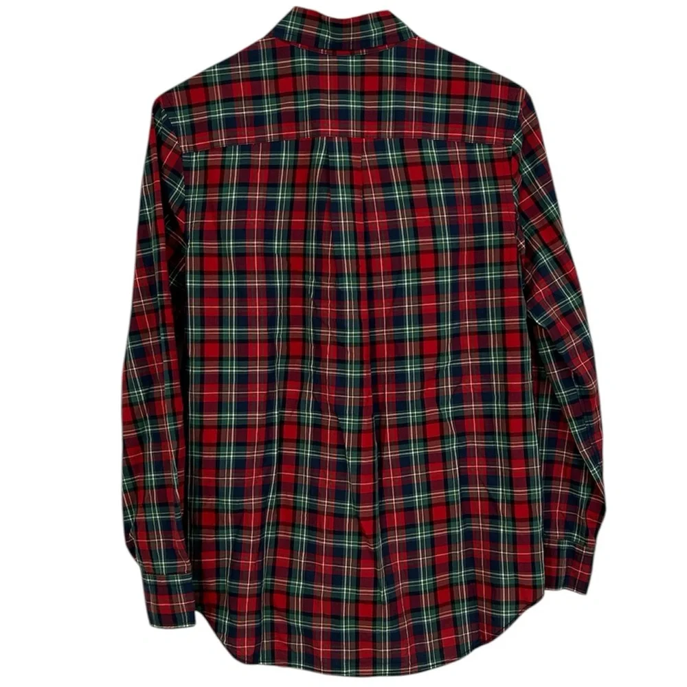 Ralph Lauren boys Size Large‎ 14-16 long sleeve button down plaid shirt.